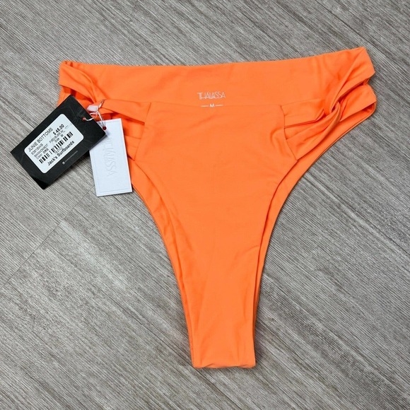 Thalassa Swim Other - Thalassa Swim Wear Bottoms Womens Medium Orange Junie Bottoms NEW Jacks Surf